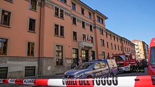Дом престарелых, где произошел пожар, в Милане