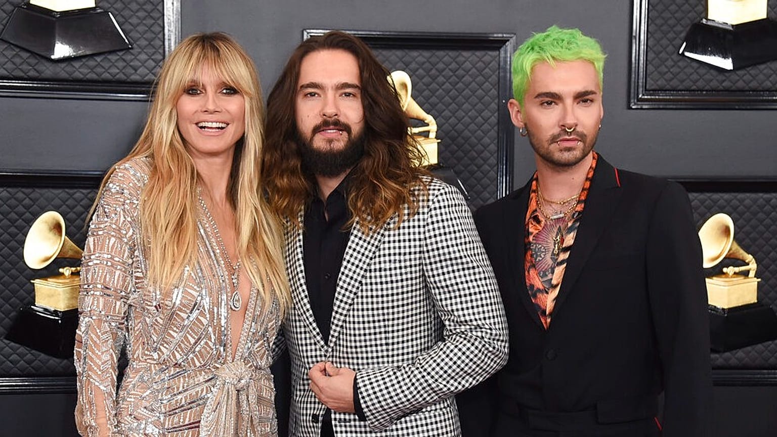 Heidi Klum und die Brüder Kaulitz