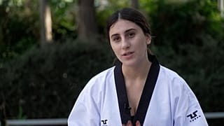 مرضیه حمیدی، تکواندوکار افغان پناهجو