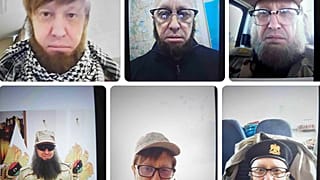 jevgenyij Prigozsin a Kreml által publikált parókás felvételeken