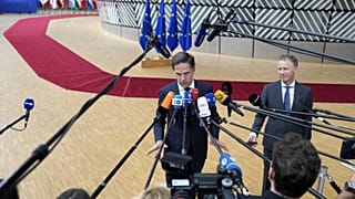 Mark Rutte holland kormányfő néhány napja, a brüsszeli EU-csúcson