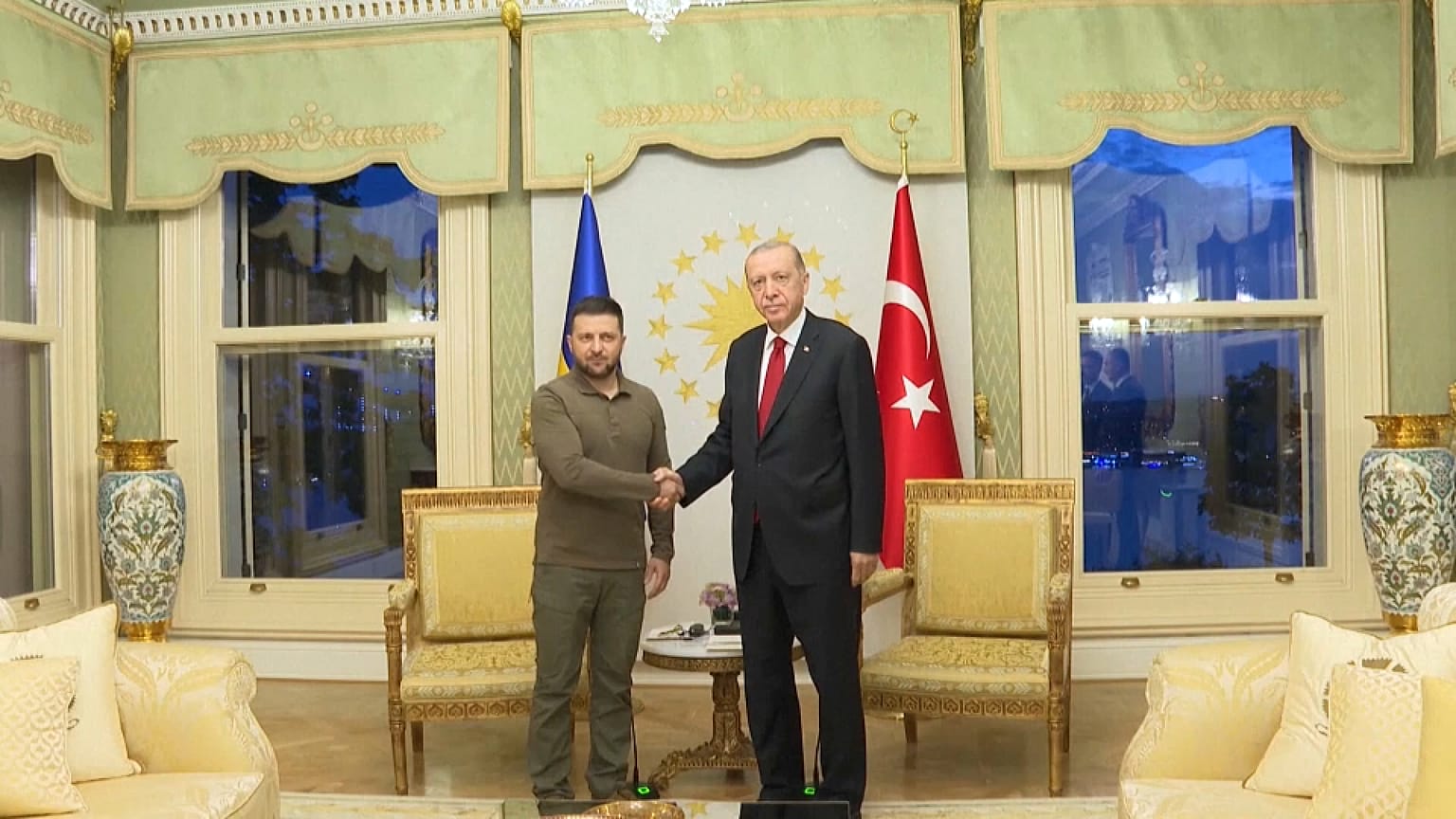 Tournée internationale de Volodymyr Zelensky, dernière étape, la Turquie 