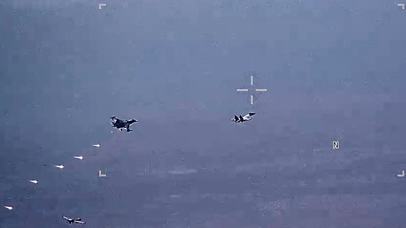 صورة للطائرات نشرتها القوات الجوية الأمريكية