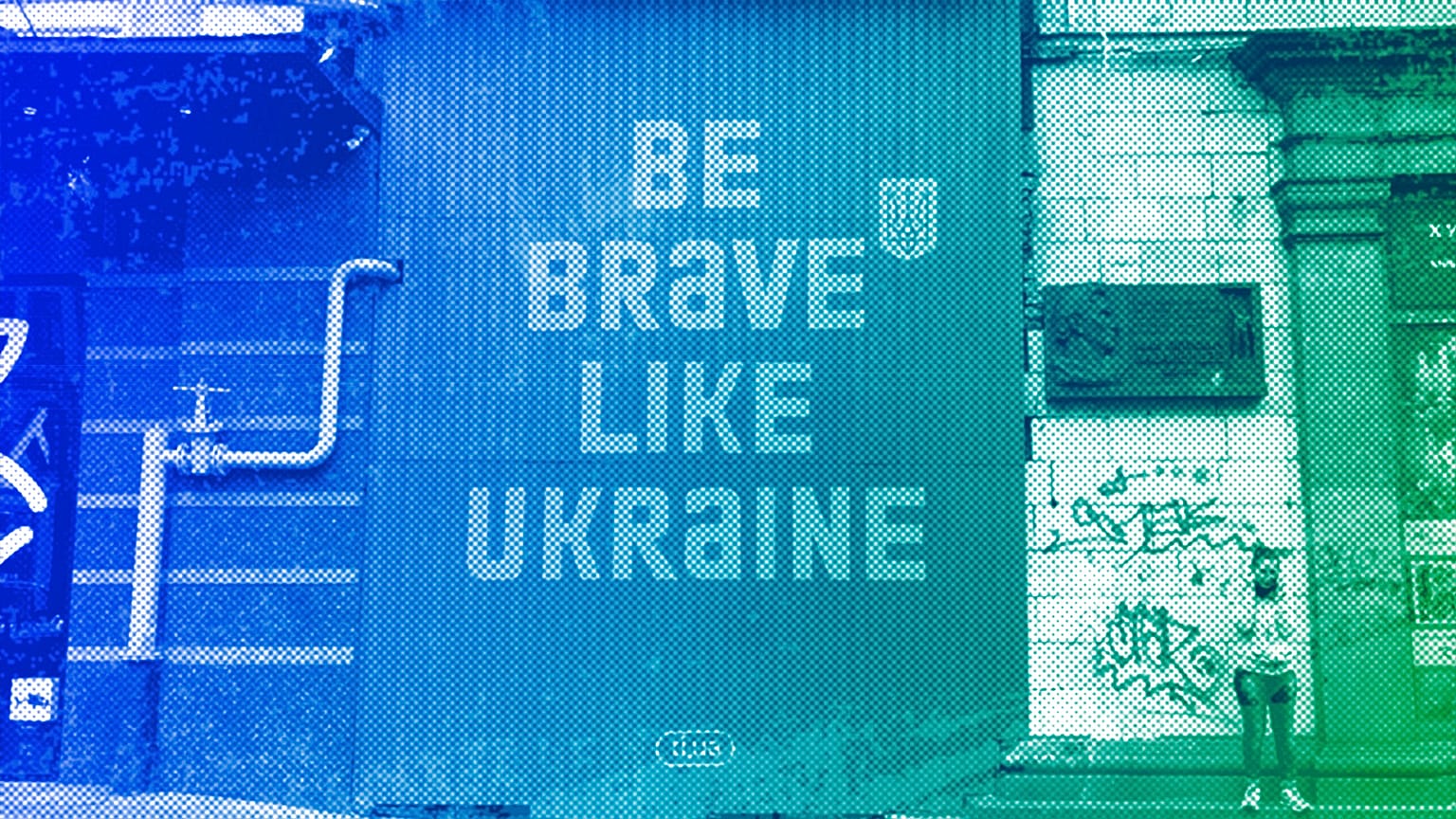 A woman speaks on a mobile phone while standing on the street in Kyiv, September 2022
