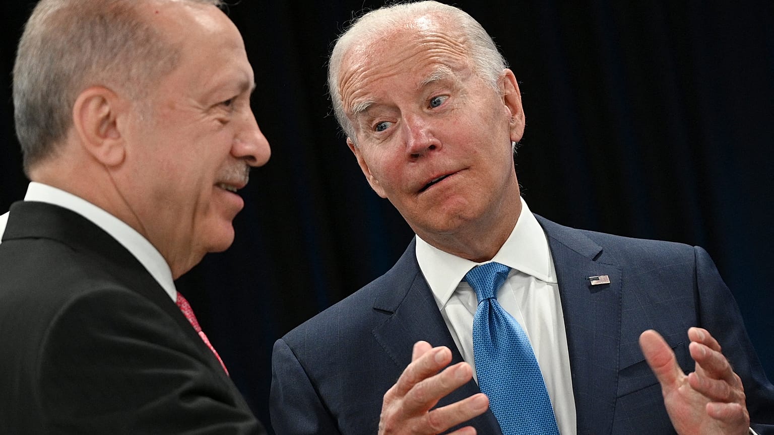 الرئيس التركي رجب طيب إردوغان ونظيره الأمريكي جو بادين
