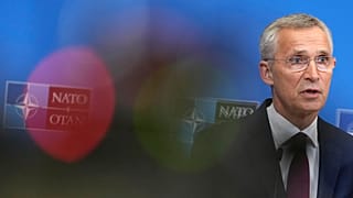 NATO-Generalsekretär Jens Stoltenberg spricht während einer Medienkonferenz im NATO-Hauptquartier in Brüssel, Donnerstag, 6\. Juli 2023.