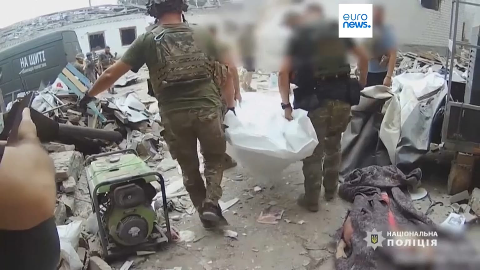 Ataque contra un centro de ayuda humanitaria en Ucrania 