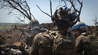 Окопная война в районе Орехова, Запорожская область. Позиции ВСУ.