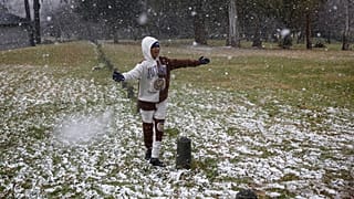 Chutes de neige en Afrique du Sud, le 10 juillet 2023