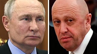 Rusya Devlet Başkanı Vladimir Putin, Rus özel güvenlik şirketi Wagner’in kurucusu ve lideri Yevgeniy Prigojin 