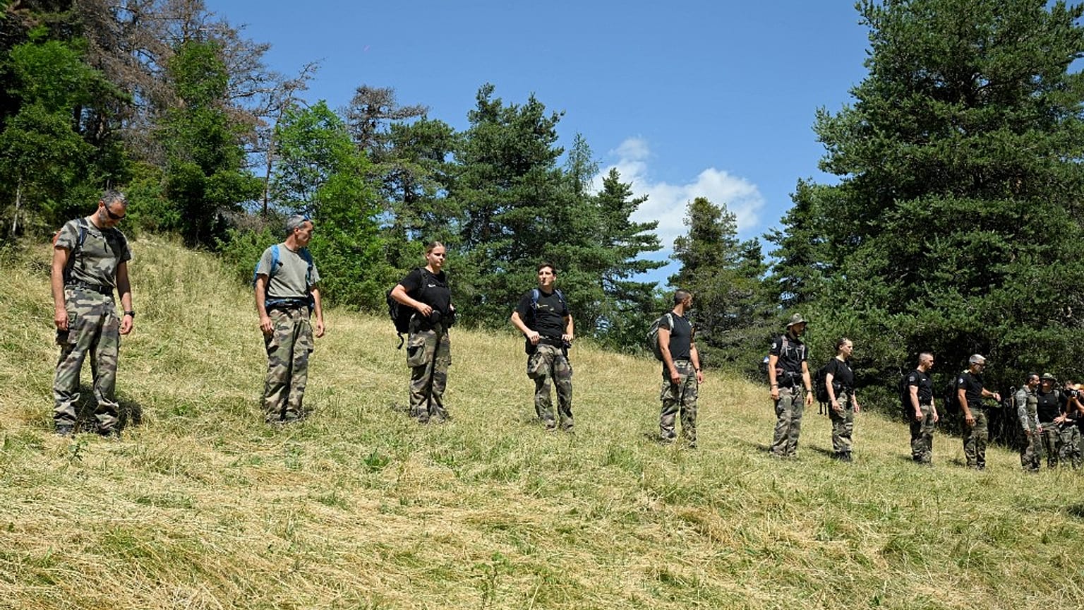 Battue pour retrouver Emile, le 10 juillet 2023, LE VERNET, FRANCE