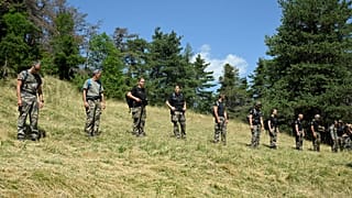 Battue pour retrouver Emile, le 10 juillet 2023, LE VERNET, FRANCE