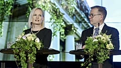 Ministerpräsident Petteri Orpo und Finanzministerin Riikka Purra