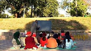 Master Ayub has helped thousands of children to receive formal education in an informal setting