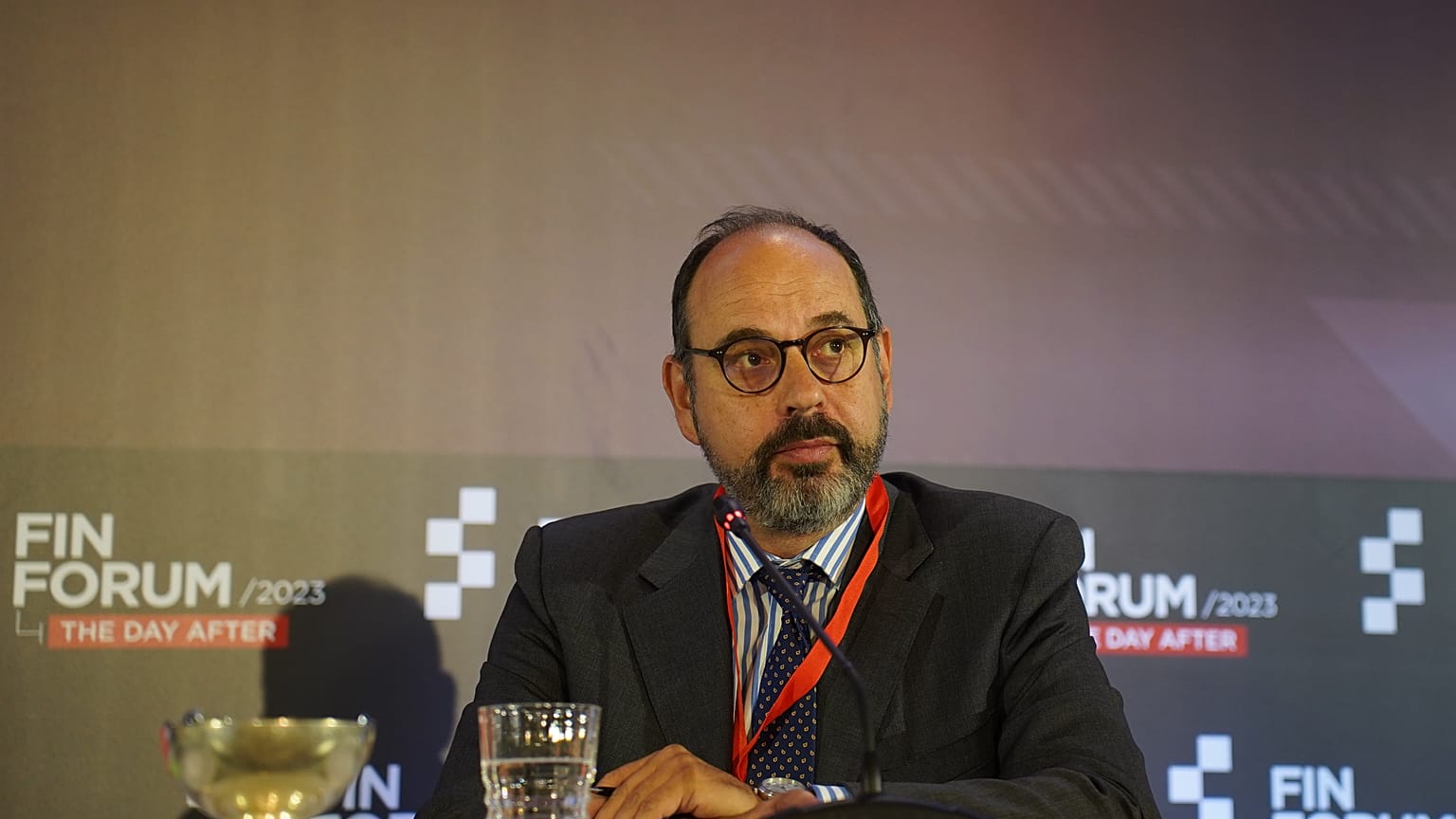 O Ηλίας Λεκκός, επικεφαλής οικονομικής ανάλυσης του Ομίλου Πειραιώς στο FinForum2023