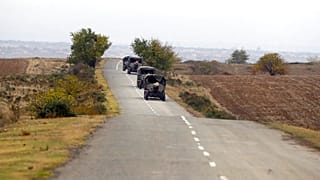 Dağlık Karabağ'dan çekilen Ermeni birlikler (arşiv) 