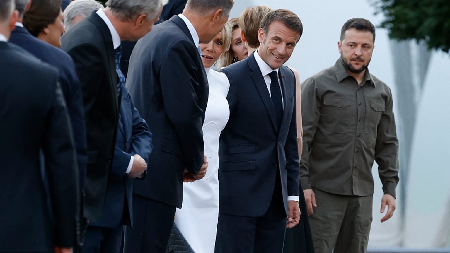 Des dirigeants de pays membres de l'Otan, et Volodymyr Zelensky, Vilnius, le 11 juillet 2023 