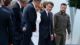 Des dirigeants de pays membres de l'Otan, et Volodymyr Zelensky, Vilnius, le 11 juillet 2023 