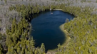 Lago Crawford, perto de Toronto, Canadá