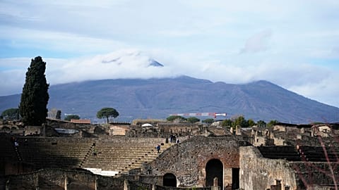 The ruins of Pompeii