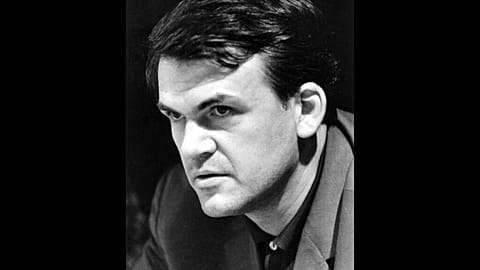 Czech-born writer Milan Kundera