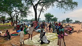 Sudanese refugees in Chad