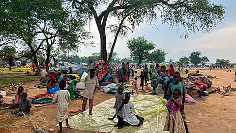 Sudanese refugees in Chad