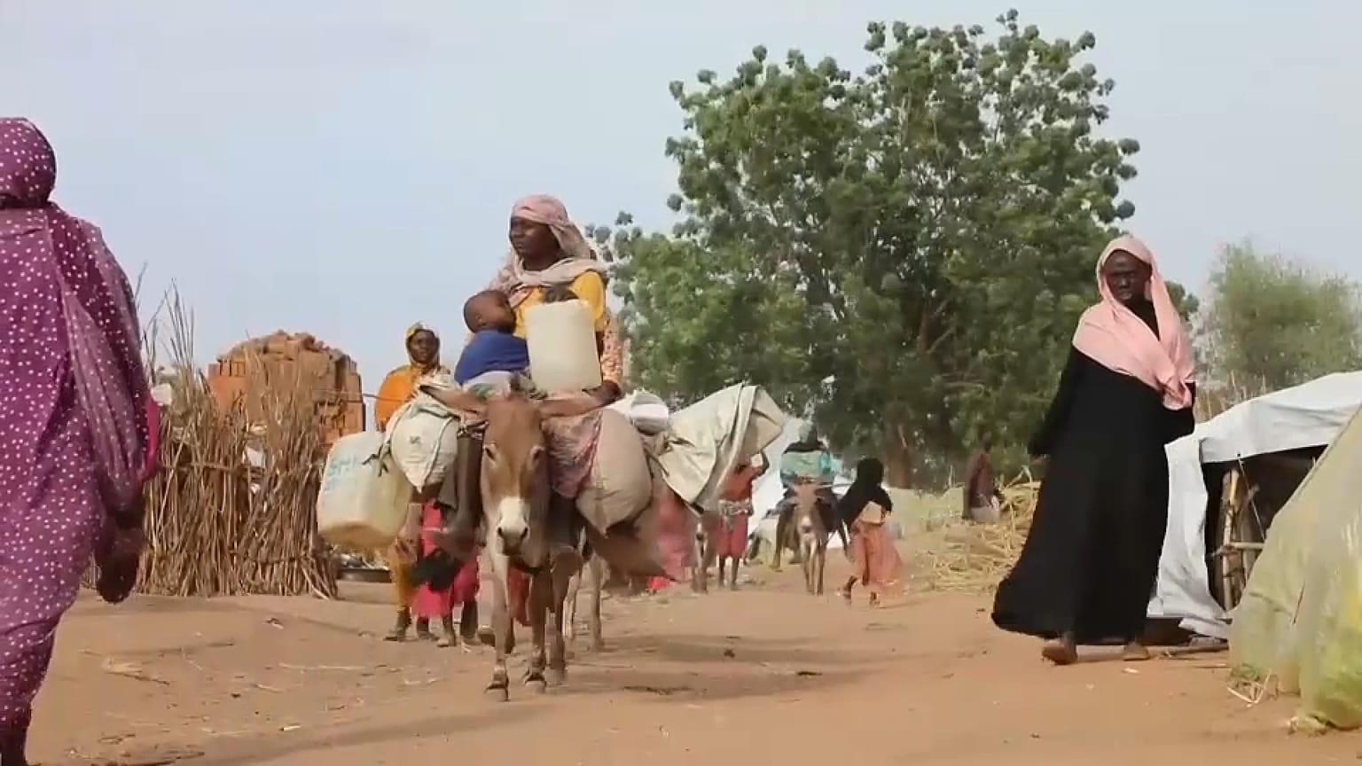 لاجئون سودانيون في التشاد. 2023/07/10