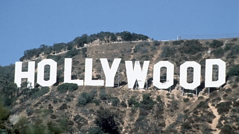 The HOLLYWOOD sign on the hillside overlooking Hollywood, Ca., is shown in 1981. 