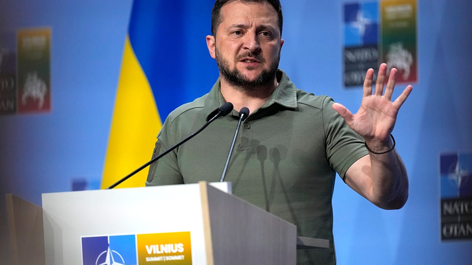 Wolodymyr Selenskyj in Vilnius