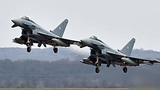 Alman Hava Kuvvetleri'ne ait Eurofighter savaş uçakları (arşiv) 