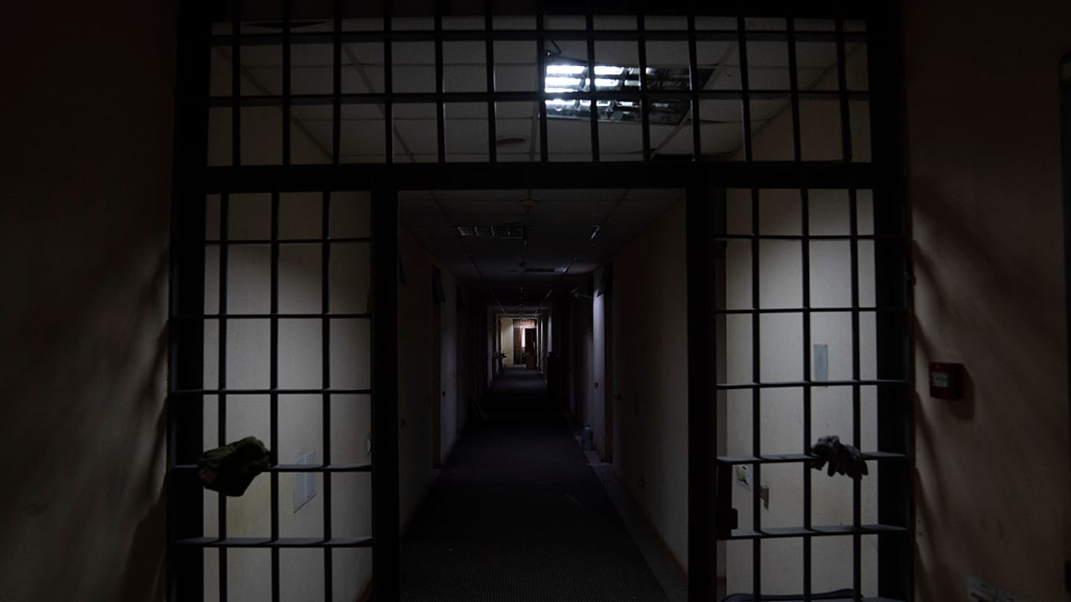 Une prison russe à Kherson