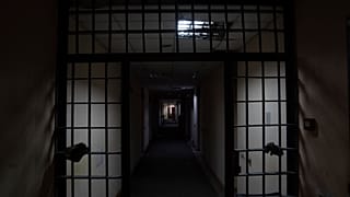 Une prison russe à Kherson