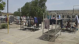 Un camp de réfugiés à Khartoum