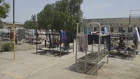 Un camp de réfugiés à Khartoum
