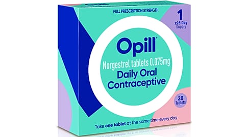 Proposed packaging for the Opill birth control medication. 