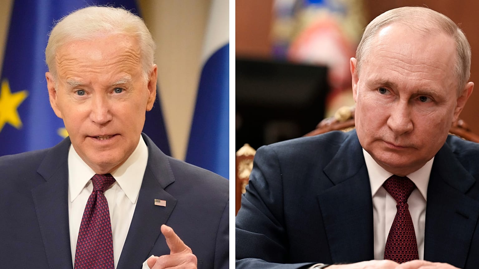 Joe Biden e Vladimir Putin