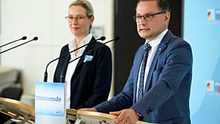 Alice Weidel és Tino Chrupalla, az AfD vezetői