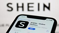 The Shein app, pictured here, is a hugely popular part of the brand