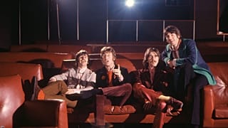 The Beatles in a shot from 'A Mod Odyssey', a film about the making of 'Yellow Submarine', 1967