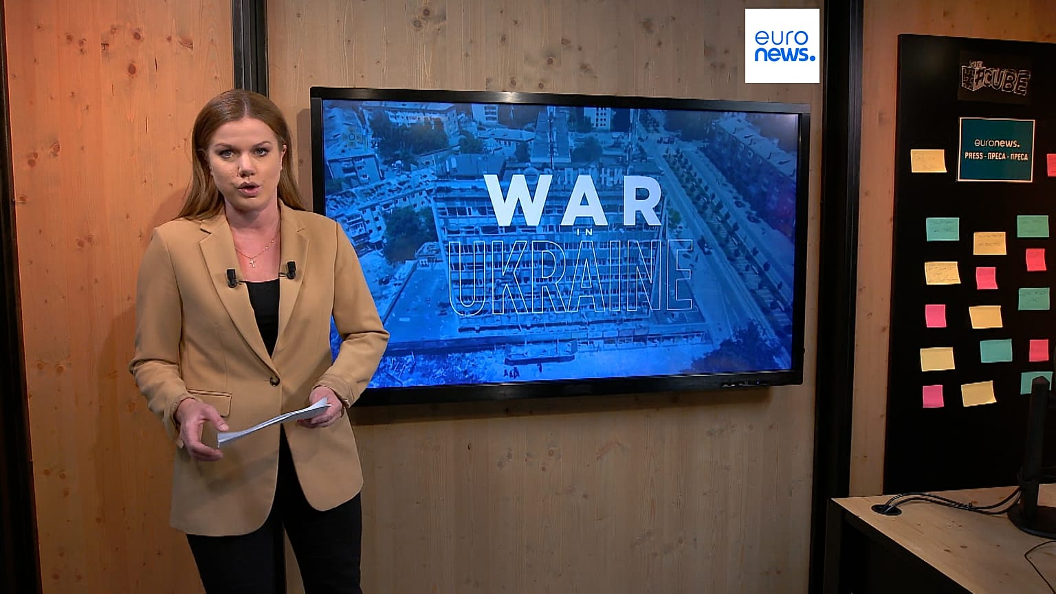 Euronews correspondent Sasha Vakulina