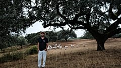 Francisco Alves on his farm in Alentejo, Portugal