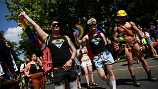 Teilnehmende des 28. Pride Budapest am 15. Juli 2023