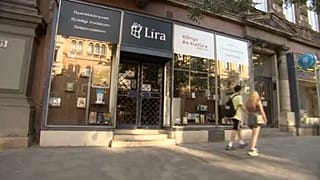 Una libreria "Líra" a Budapest.