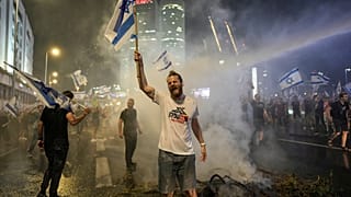احتجاجات على الإصلاح القضائي في تل أبيب
