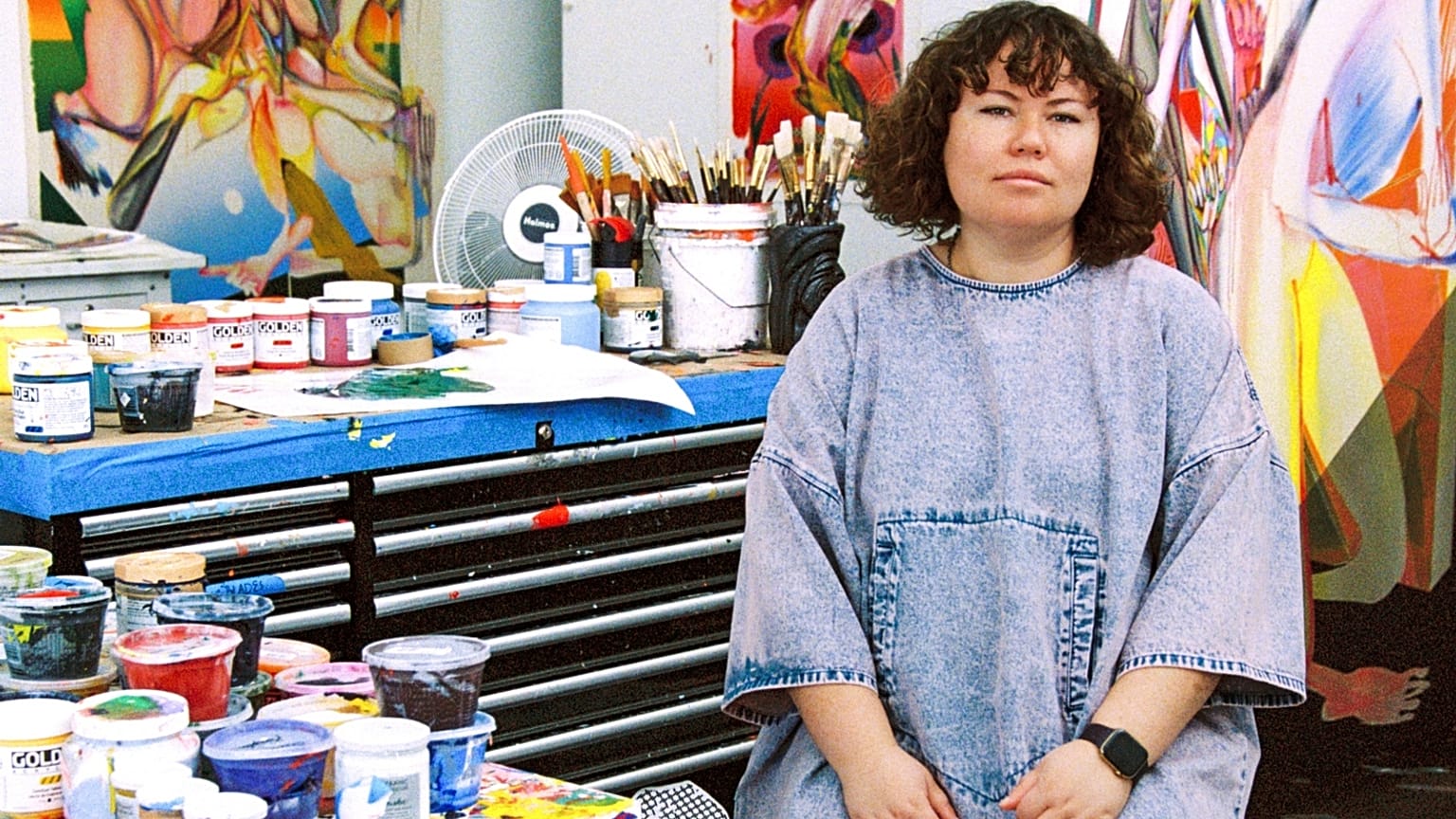 In the studio: US artist Christina Quarles