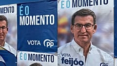 Affiche du leader de la droite populaire Alberto Núñez Feijóo