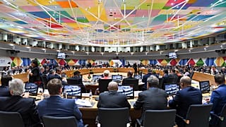 Los líderes europeos y latinoamericanos en la cumbre.