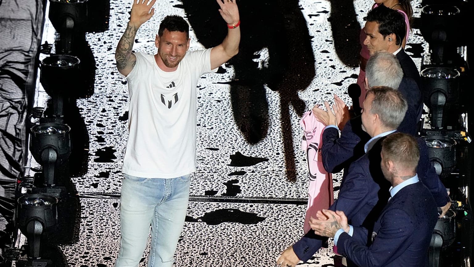 Lionel Messi bei der Vorstellung in Fort Lauderdale