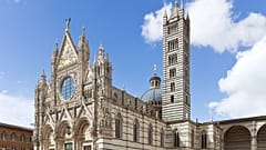 The Duomo di Siena was constructed in the first half of the 13th century and is one of the city’s most visited attractions. 